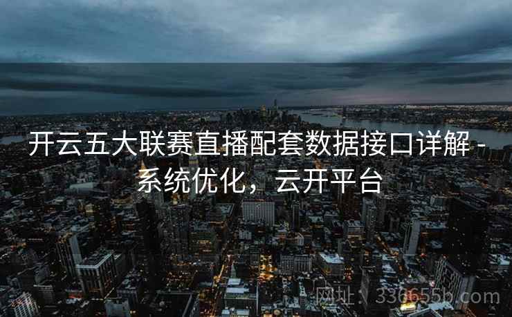 开云五大联赛直播配套数据接口详解 - 系统优化，云开平台